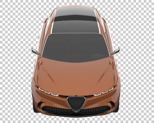 Suv su sfondo trasparente. rendering 3d - illustrazione