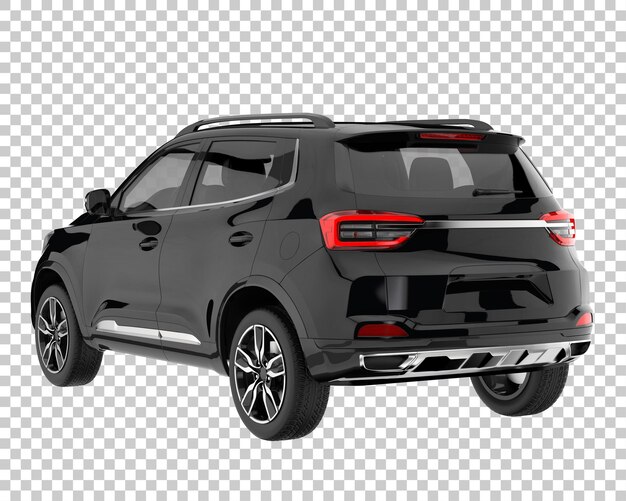 PSD suv su sfondo trasparente. rendering 3d - illustrazione