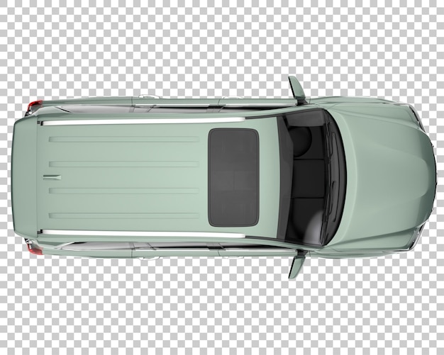 PSD suv su sfondo trasparente. rendering 3d - illustrazione