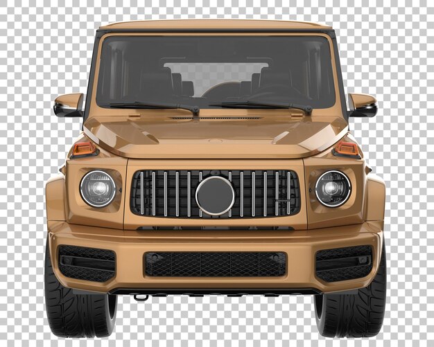 PSD suv su sfondo trasparente. rendering 3d - illustrazione