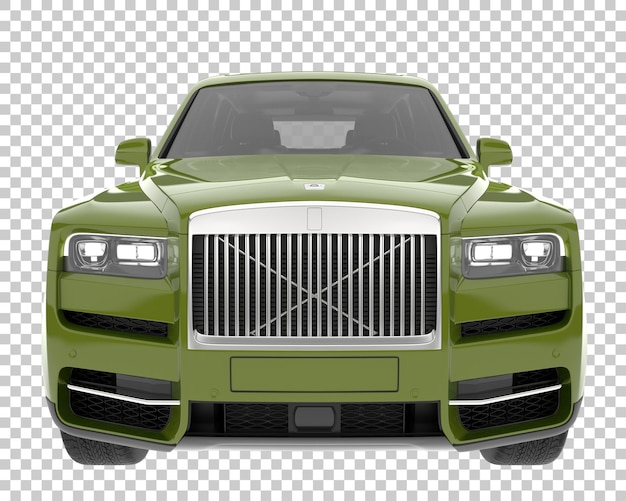 Suv su sfondo trasparente. rendering 3d - illustrazione