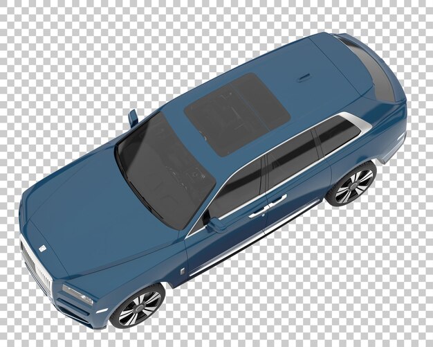 รถ SUV บนพื้นหลังโปร่งใส เรนเดอร์ 3 มิติ - ภาพประกอบ