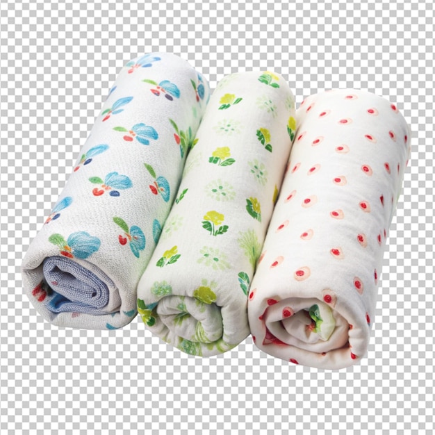 PSD swaddles on transparent background