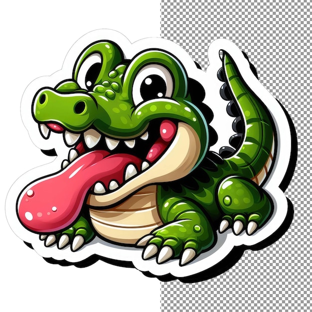 Swamp sentinel mighty alligator sticker