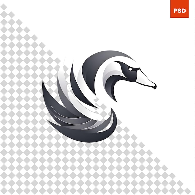 Swan Logo Template vector icon illustration design Suitable for any purpose