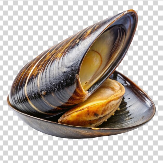 PSD the swan mussel isolated on transparent background