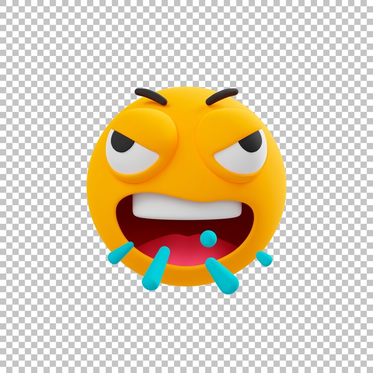swear emoticon 3d emoji Icon
