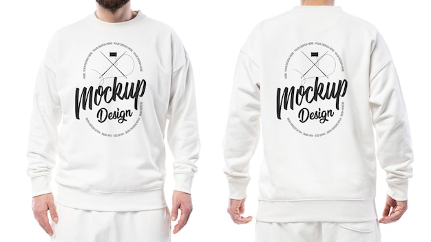 Sweat shirt t shirt hoodies mockup design for branding