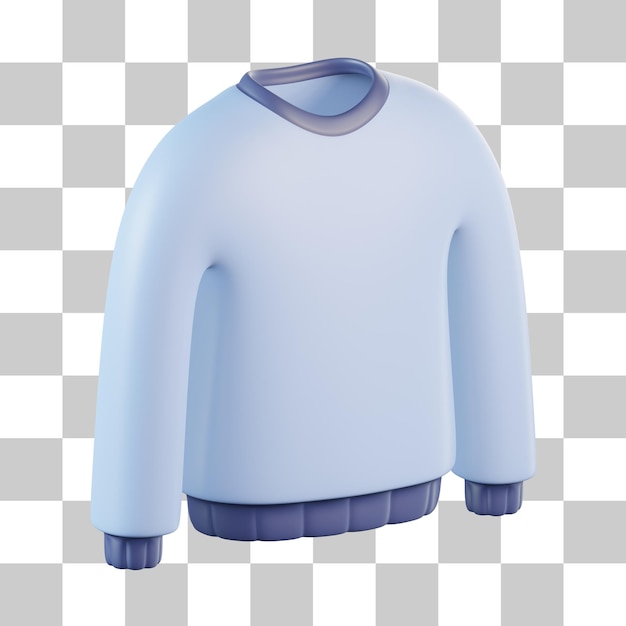 PSD sweatshirt 3d icon