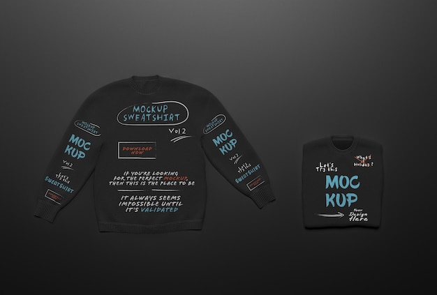 PSD sweatshirt mock-up design