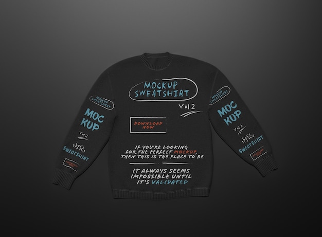 PSD sweatshirt mock-up design