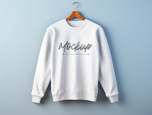 Sweatshirt mockup design psd template