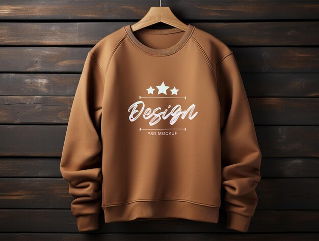 PSD sweatshirt mockup design psd template