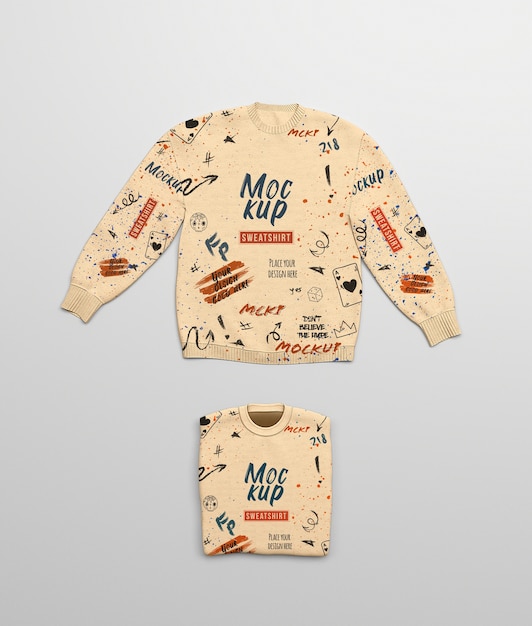 Sweatshirts mock-up design