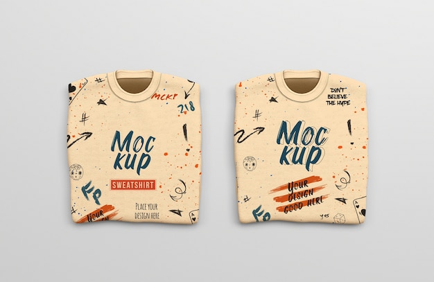 PSD sweatshirts mock-up design