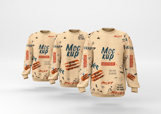 PSD sweatshirts mock-up design