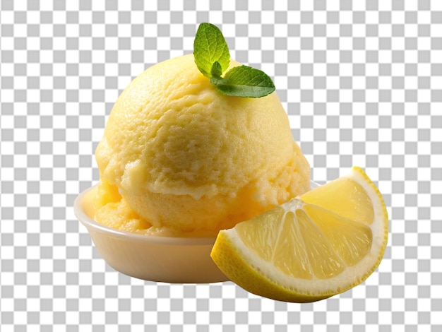 PSD 美味しいアイスクリーム 白い背景に