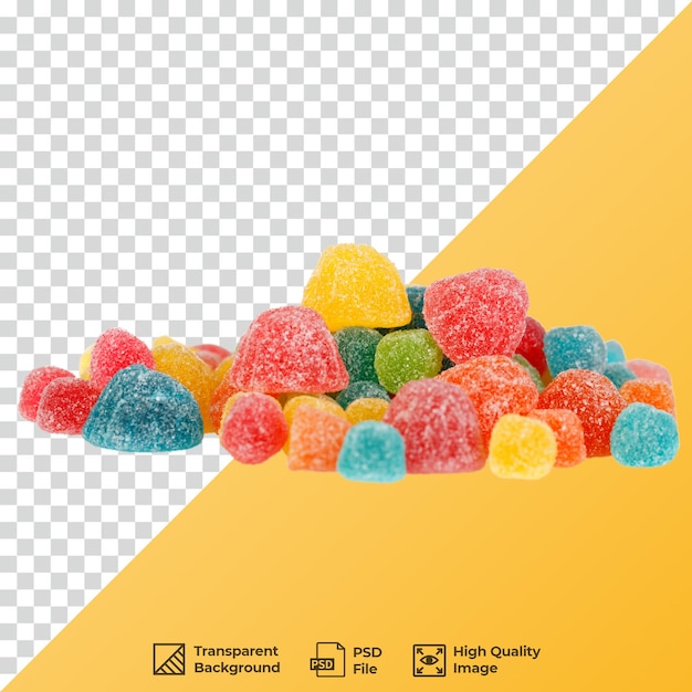 sweet colorful jelly