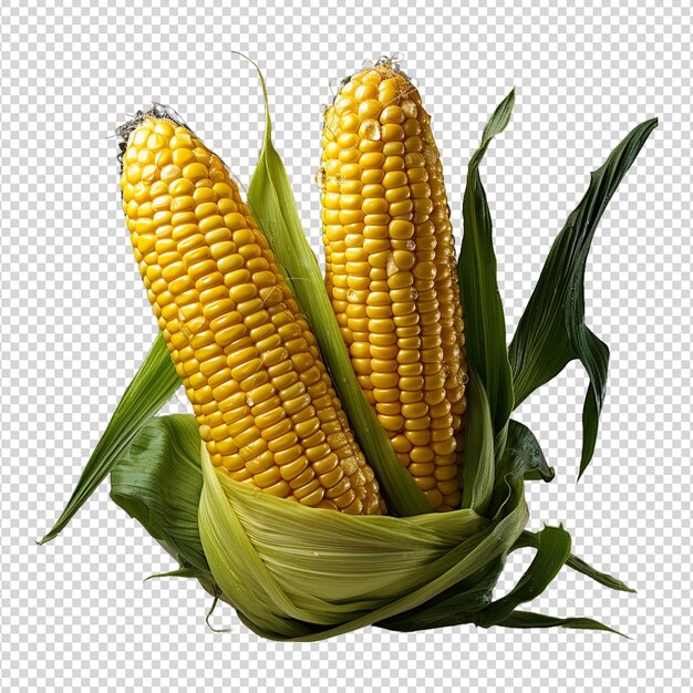 PSD sweet corn isolated