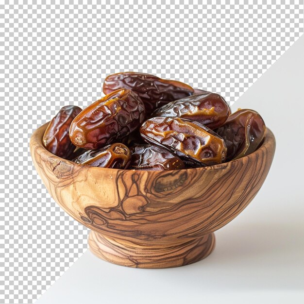 Sweet dates for eid and ramadan food isolated on transparent background