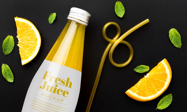 Sweet drink juice concept mock-up