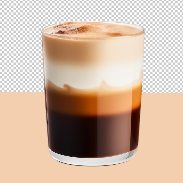 PSD カフェで作られた甘いラテコーヒー