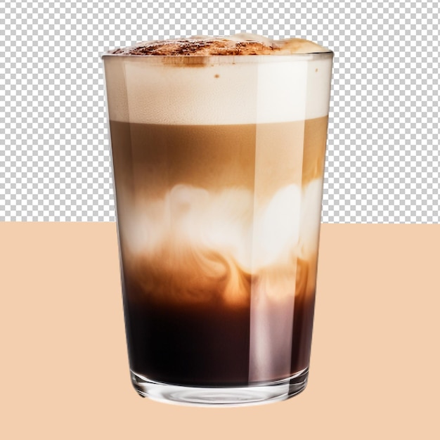 PSD カフェで作られた甘いラテコーヒー