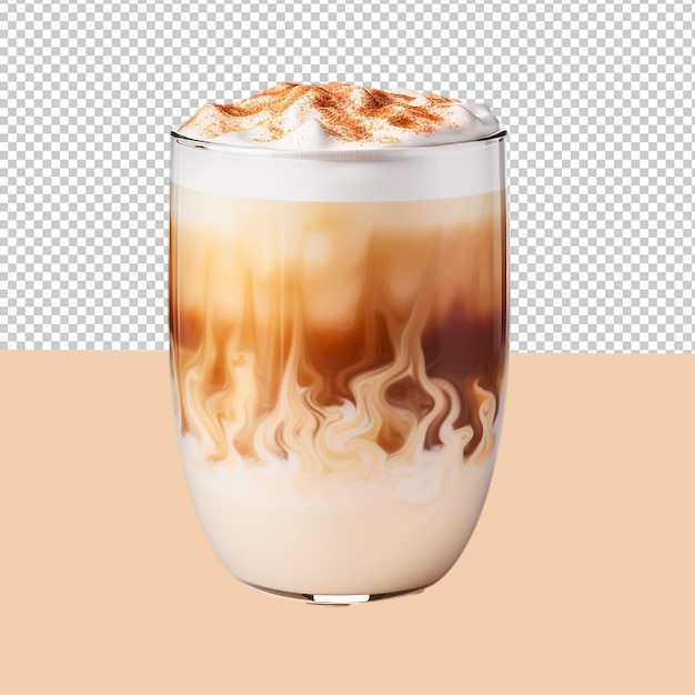 PSD カフェで作られた甘いラテコーヒー