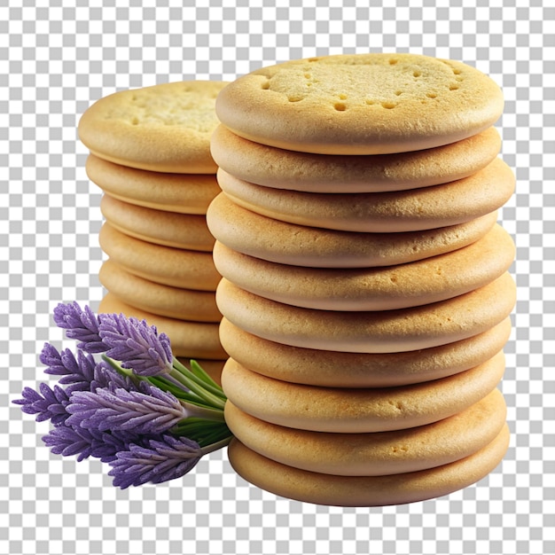 Sweet lavender shortbread