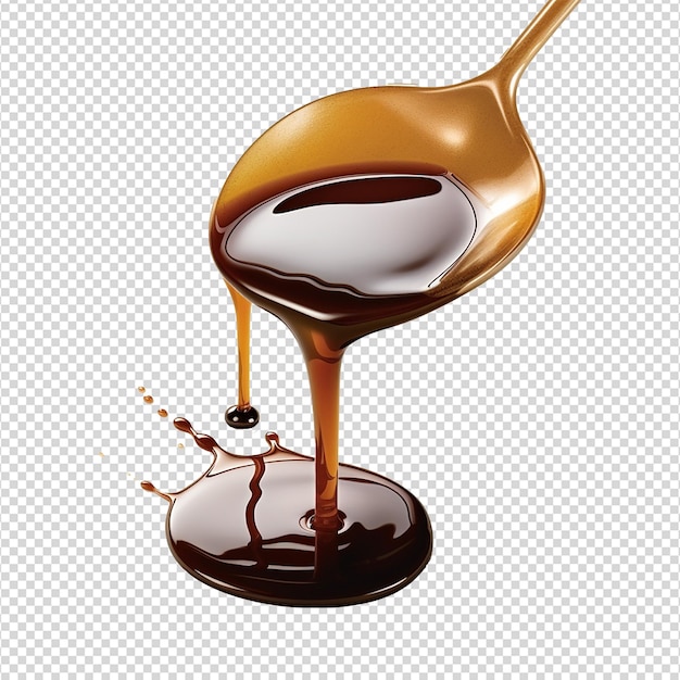 Sweet molasses in isolated on transparent background png