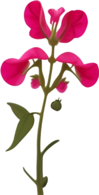 PSD sweet pea clipart a cute sweet pea flower icon