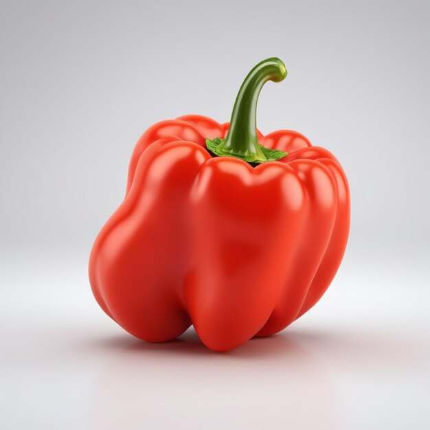 Sweet pepper psd on a white background