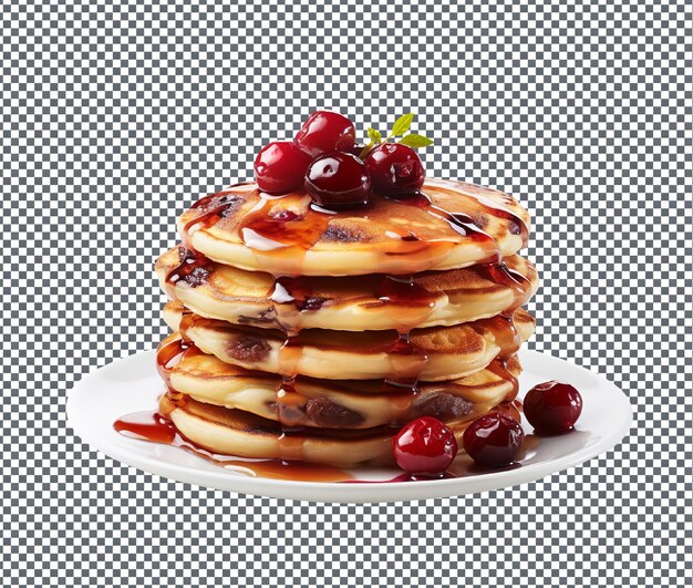 PSD sweet red bean pancakes isolated on transparent background