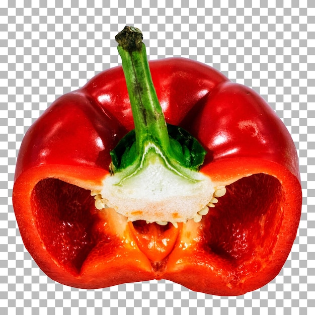 PSD sweet red pepper isolated suitable for design asset