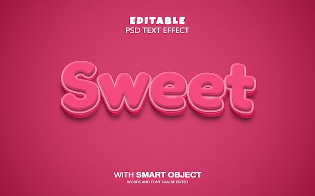 sweet text effect