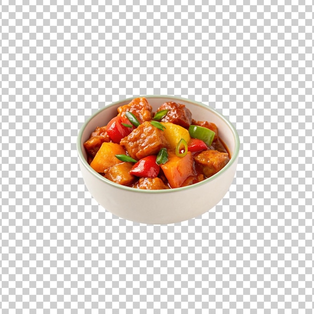 A sweet and Yummy Sour Pork on it