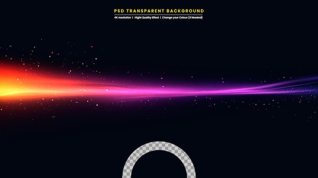 Światło i odbicie neon Elegantne futurystyczne tło