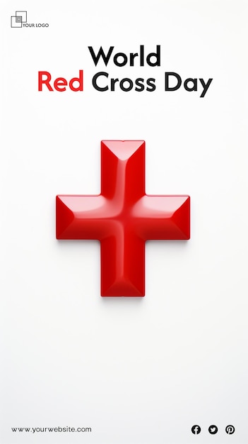 PSD Światowy dzień czerwonego krzyża i światowy dzień pierwszej pomocy dla mediów społecznościowych