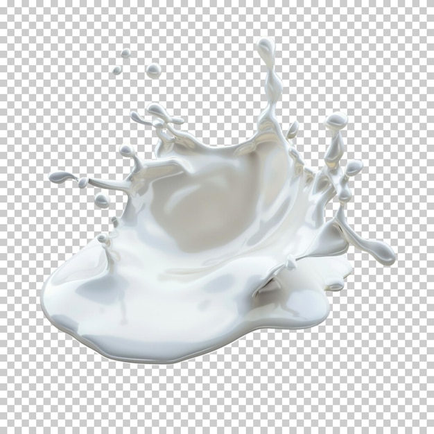 Światowy Dzień Mleka Mleko Lub Jogurt Rozpryskiwanie Płynące Kremu Butelka Mleka Krowa Izolowane Tło Png