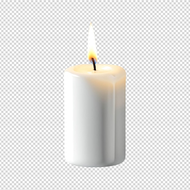Świeca na tle png
