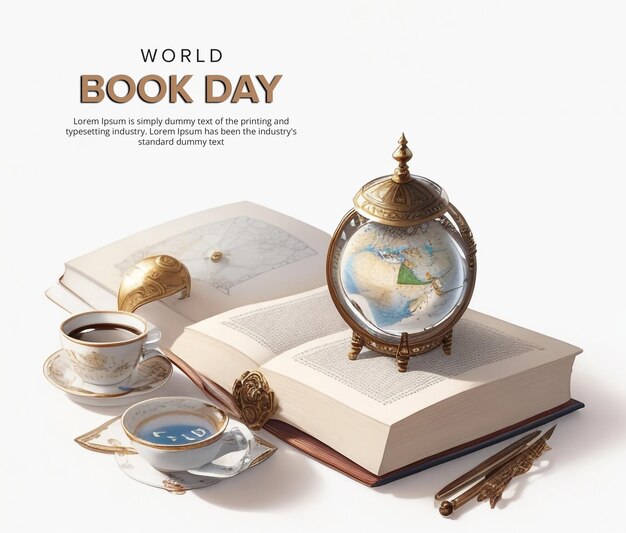 PSD Święto światowego dnia książki (psd)