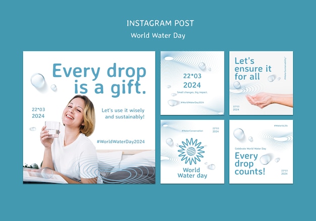 Święto Światowego Dnia Wody na Instagramie