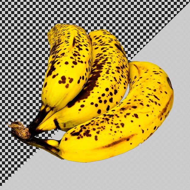 Świeże owoce bananowe izolowane na białym tle