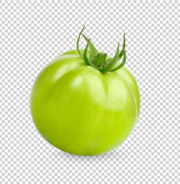 Świeże Zielone Pomidory Izolowane Premium Psd