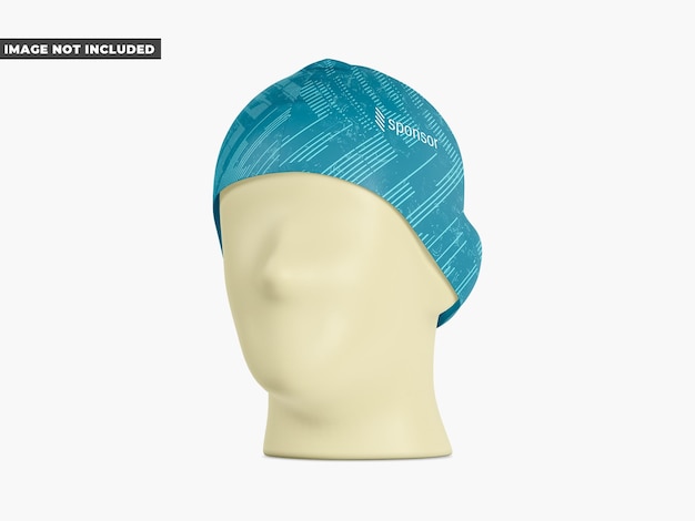 PSD swimming cap mockup