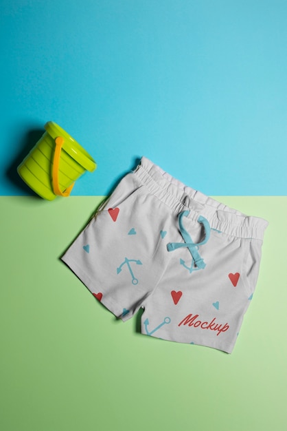 Swimsuit for babies and children made of shorts