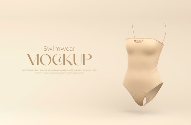 PSD swimwear mock-up design for women