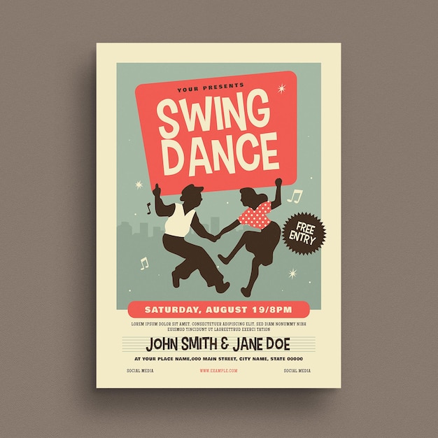 Swing dans flyer