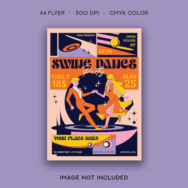 PSD swing dans flyer