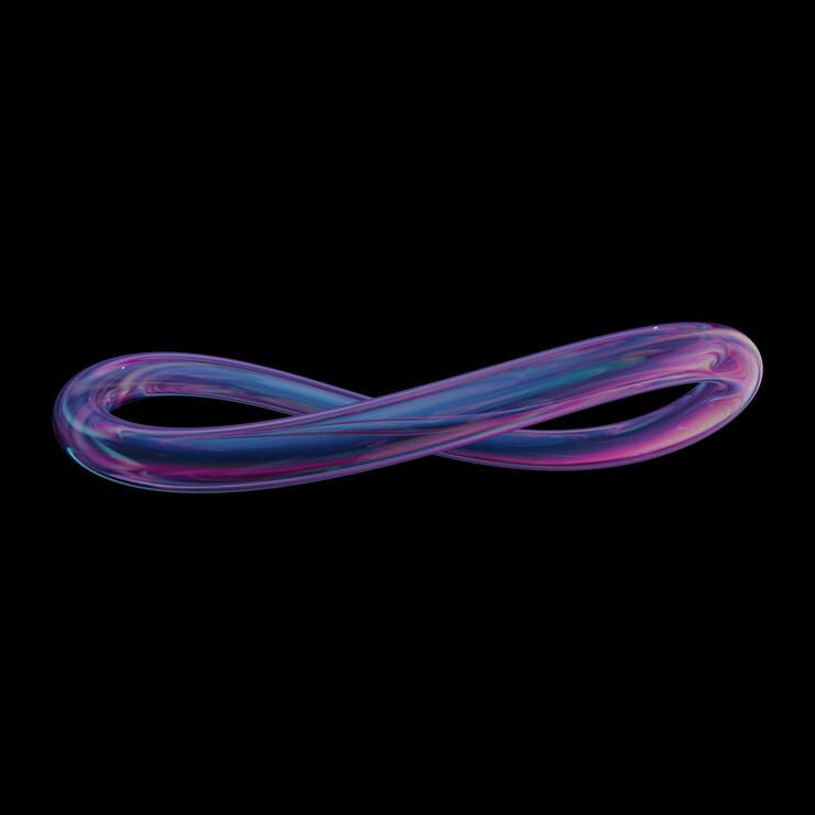 PSD a swirl of swirls is painted on a black background
